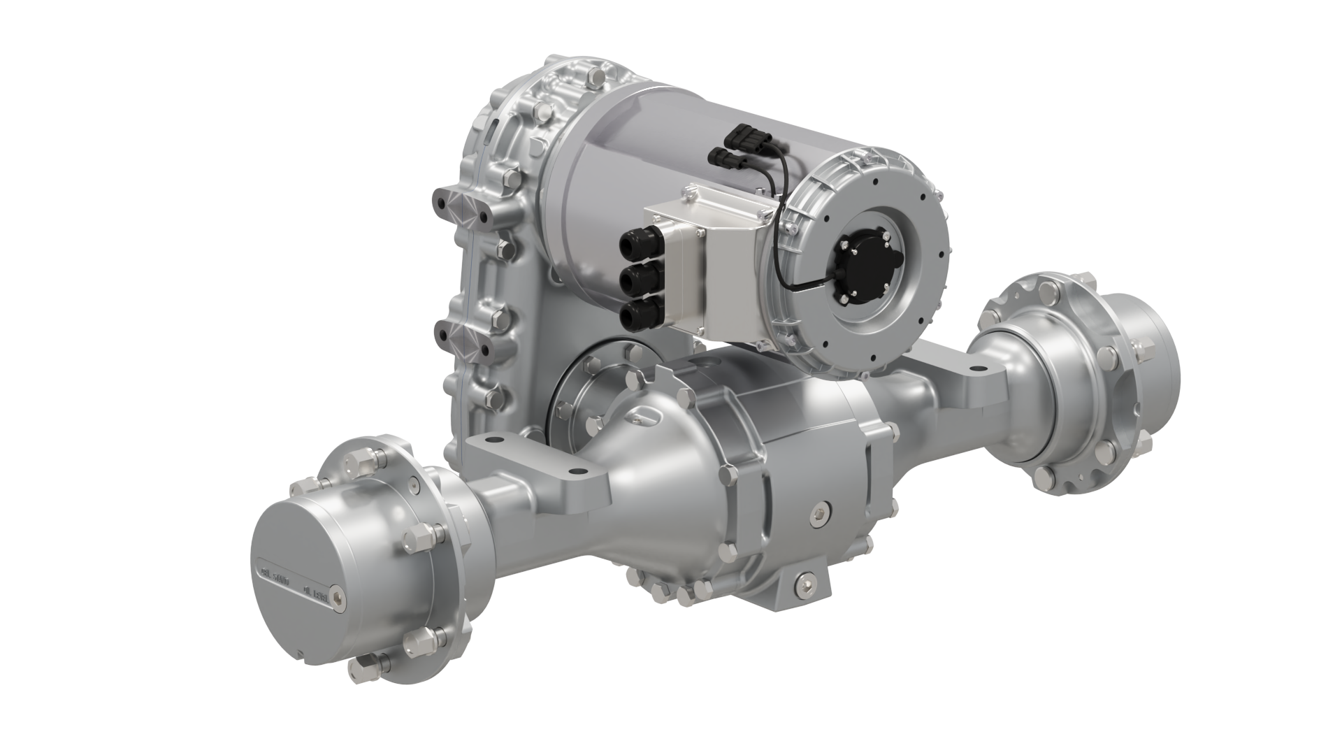 Spicer Electrified™ Planetary Non-Steering Rear e-Axle 109 with eSG001 Dropbox